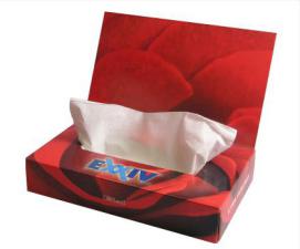 Private label kleenex tiisue box printed with your own design