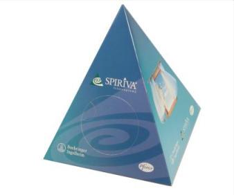 promotional tissue box pyramid shape 